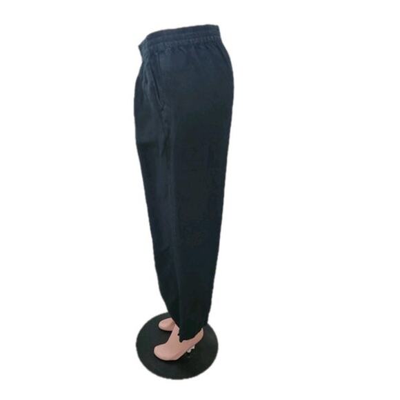 Madewell Linen-Blend Pull-On High-Rise Straight Pants Women's Medium NF099 - Picture 4 of 14